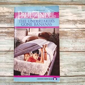 The Undertaker's Gone‎ Bananas Paul Zindel Vtg PB Bantam YA Creepy Mystery